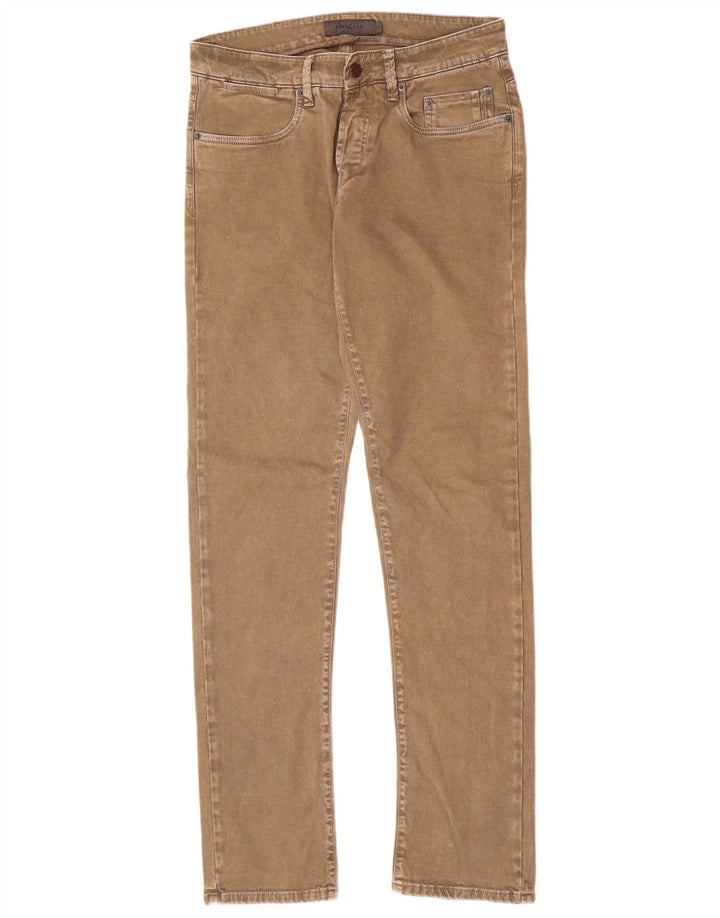 SIVIGLIA Womens Slim Jeans W32 L33 Beige Cotton