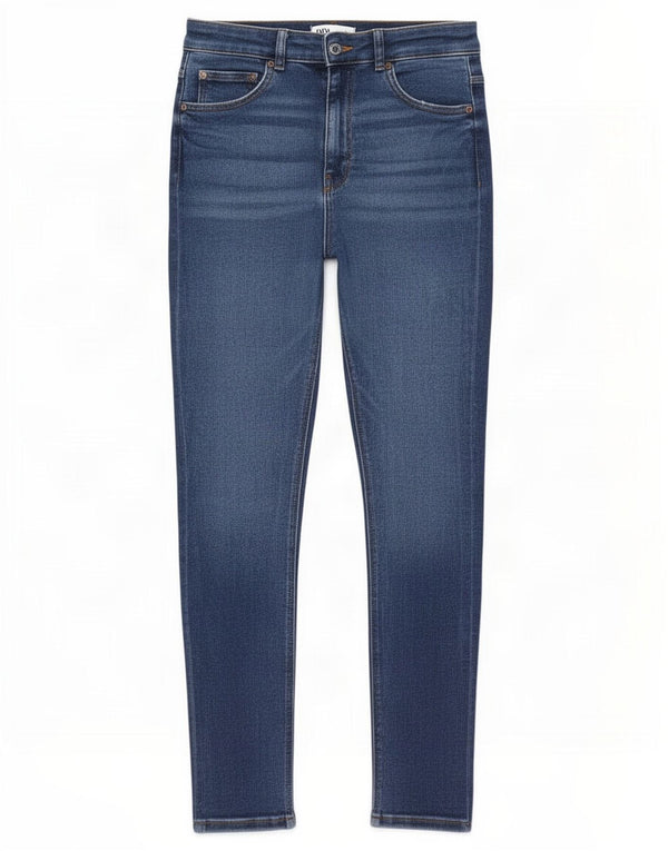 Zara Dame Skinny Jeans EU 42 Large W32 L27 Blå Bomuld