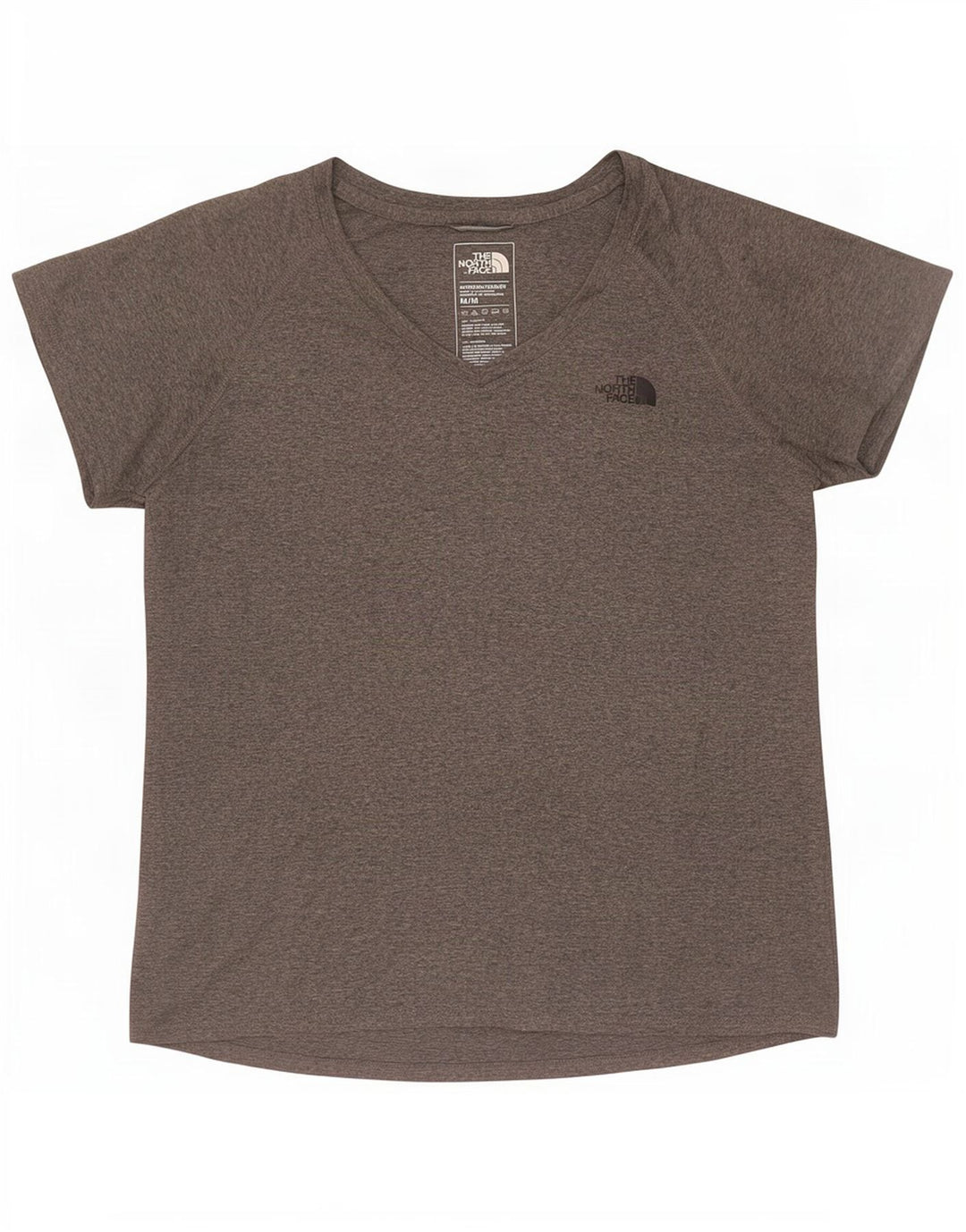 T-shirt da donna The North Face UK 12 Poliestere chiazzato grigio medio