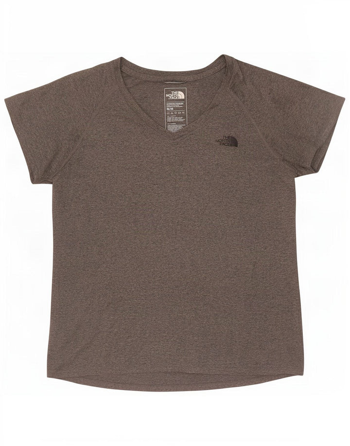 T-shirt da donna The North Face UK 12 Poliestere chiazzato grigio medio