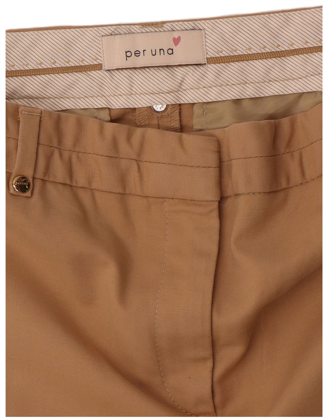 PER UNA Womens Slim Cropped Trousers W28 L25 Beige
