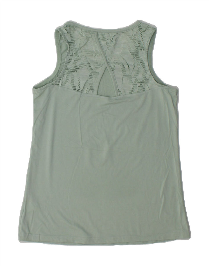 COLUMBIA Womens Vest Top UK 10 Small Green Polyester Vintage Columbia and Second-Hand Columbia from Messina Hembry 