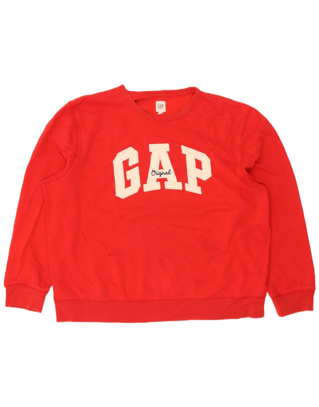 Felpa grafica da uomo Gap Jumper 2XL Cotone rosso