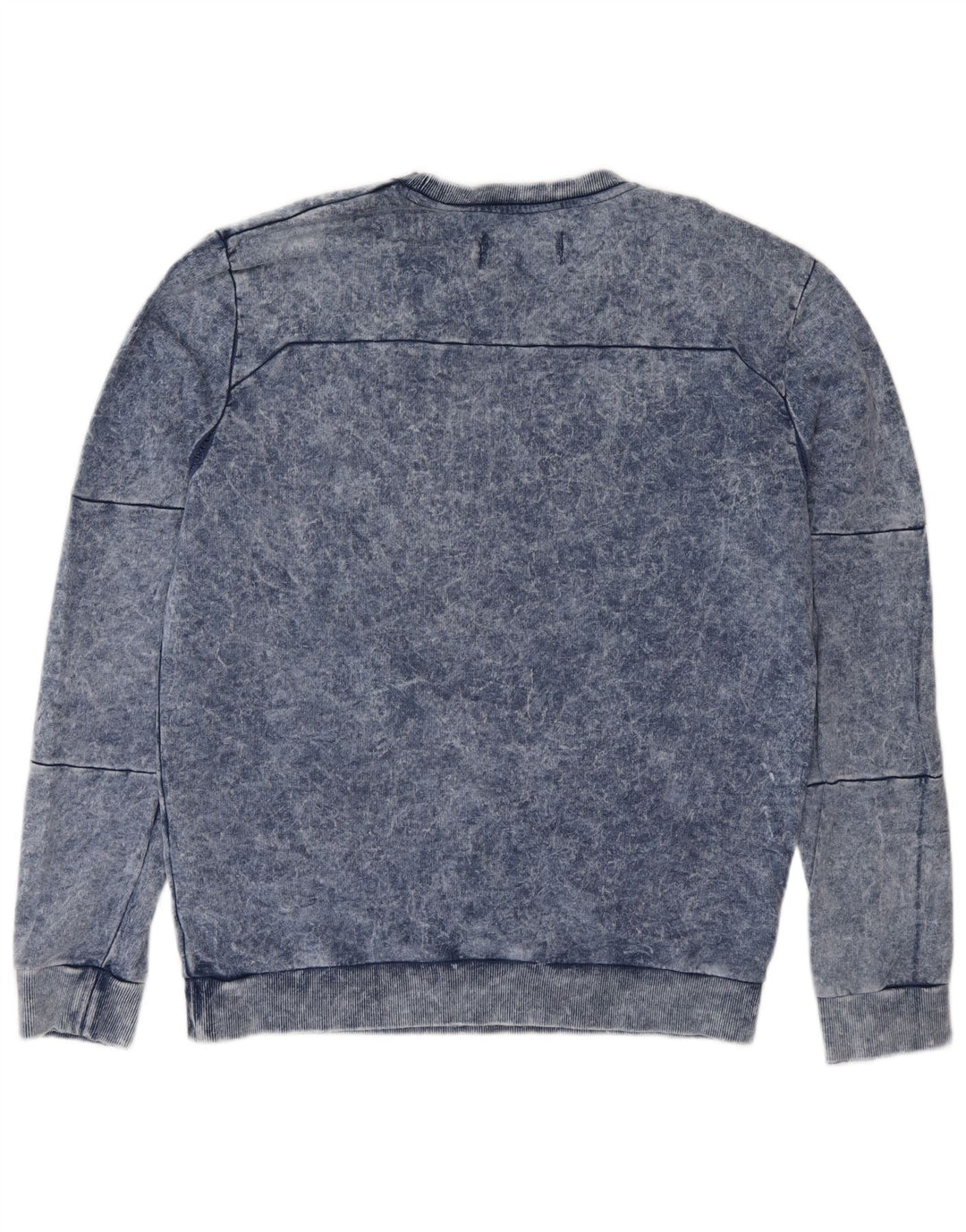 Calvin Klein Jeans Mens Graphic Sweatshirt Jumper Medium Blue Cotton