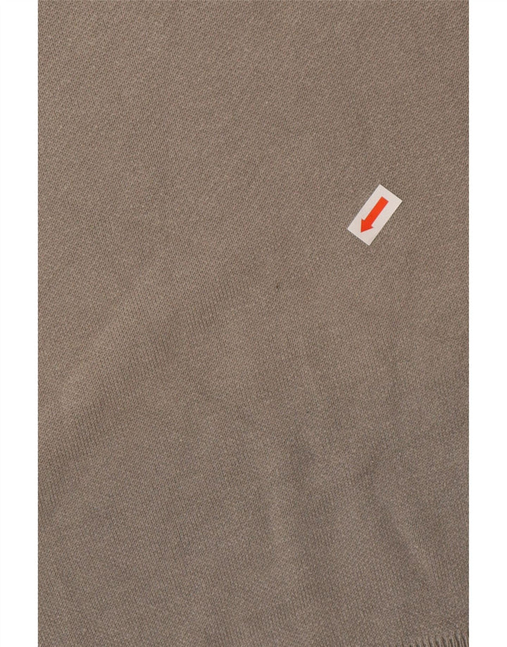 Marks & Spencer Mens Short Sleeve Polo Neck Jumper Sweater Small Grey