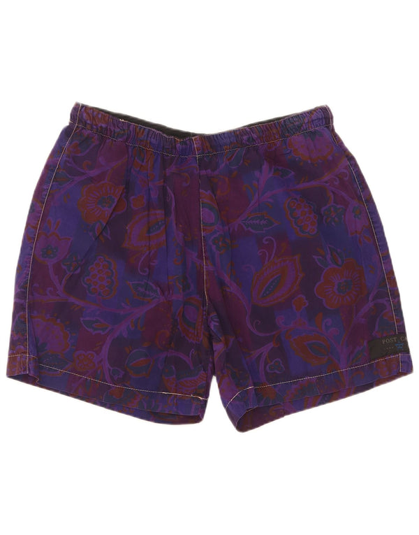 Postkort Kvinder Casual Shorts W32 Large Purple Floral