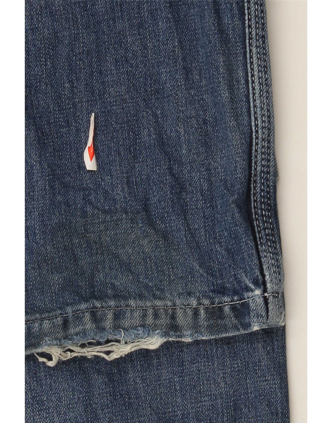Superdry Mens Cargo Straight Jeans W31 L32 Blue Cotton