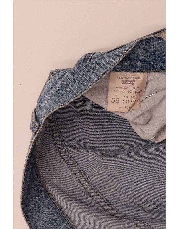 Carrera Mens Straight Jeans W40 L34 Blue Cotton