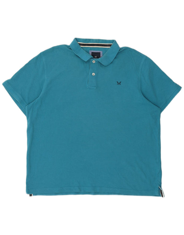 Crew Clothing Polo Homme 2XL Bleu Coton
