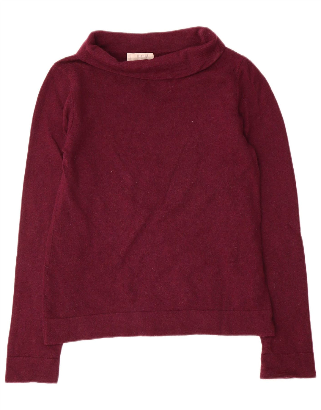Hobbs Womens Roll Neck Jumper Sweater UK 10 Small Purple Wool