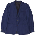 Zara Veste Blazer Slim Fit 2 Boutons Homme EU 54 XL Bleu Marine