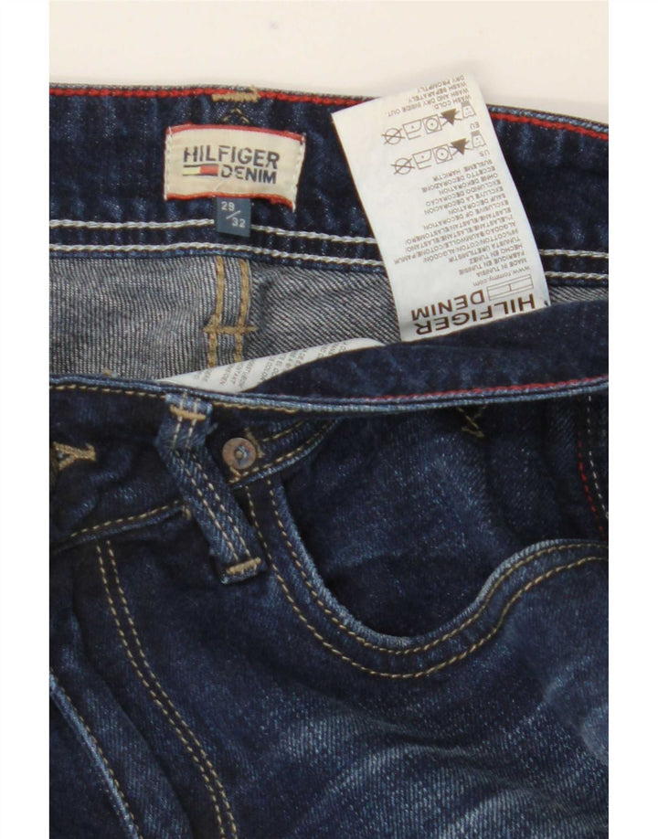 Tommy Hilfiger Womens Bootcut Jeans W29 L32 Navy Blue Cotton