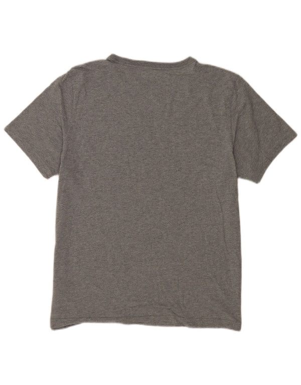 Puma - Camiseta gráfica para hombre, talla grande, algodón gris