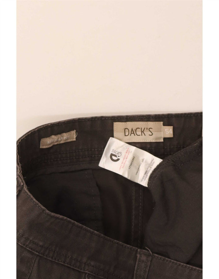 Dack's Mens Regular Fit Chino Shorts IT 54 2XL W36 Brown Cotton