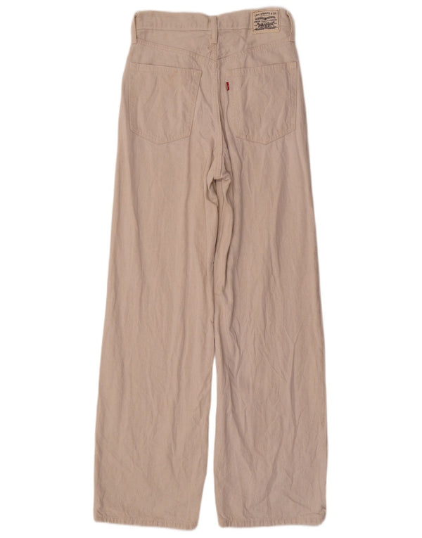 Levi's Herre Højtaljede løse jeans W27 L32 Beige Bomuld