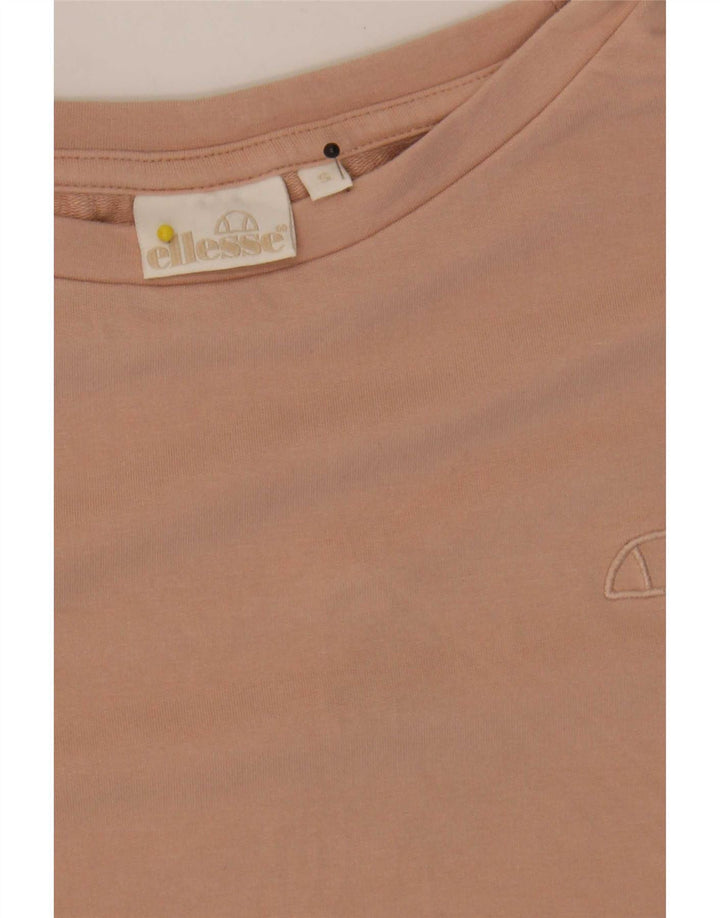 Ellesse Sweat-shirt surdimensionné à manches 3/4 pour femme UK 10 Small Rose