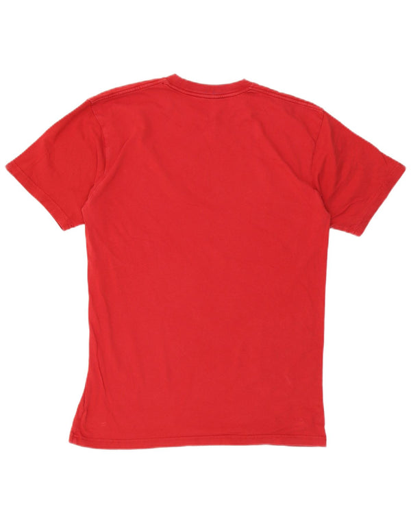 Vans Camiseta con gráfico de ajuste clásico para hombre Top de algodón rojo mediano
