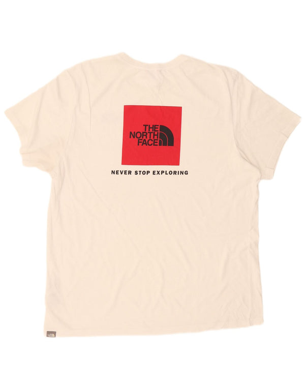 The North Face Mens Graphic T-Shirt Top XL White Cotton