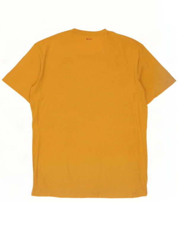 Hugo Boss T-shirt graphique pour homme XL Jaune