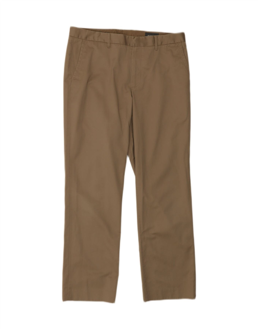 BONOBOS Womens Straight Chino Trousers W34 L30 Grey Cotton Vintage BONOBOS and Second-Hand BONOBOS from Messina Hembry 