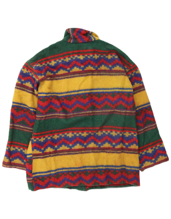 Akah Tex Manteau coupe-vent pour homme UK 39/40 Medium Multicolore Géométrique