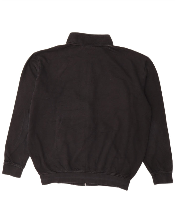 Kappa Mens Tracksuit Top Jacket 2XL Black Cotton