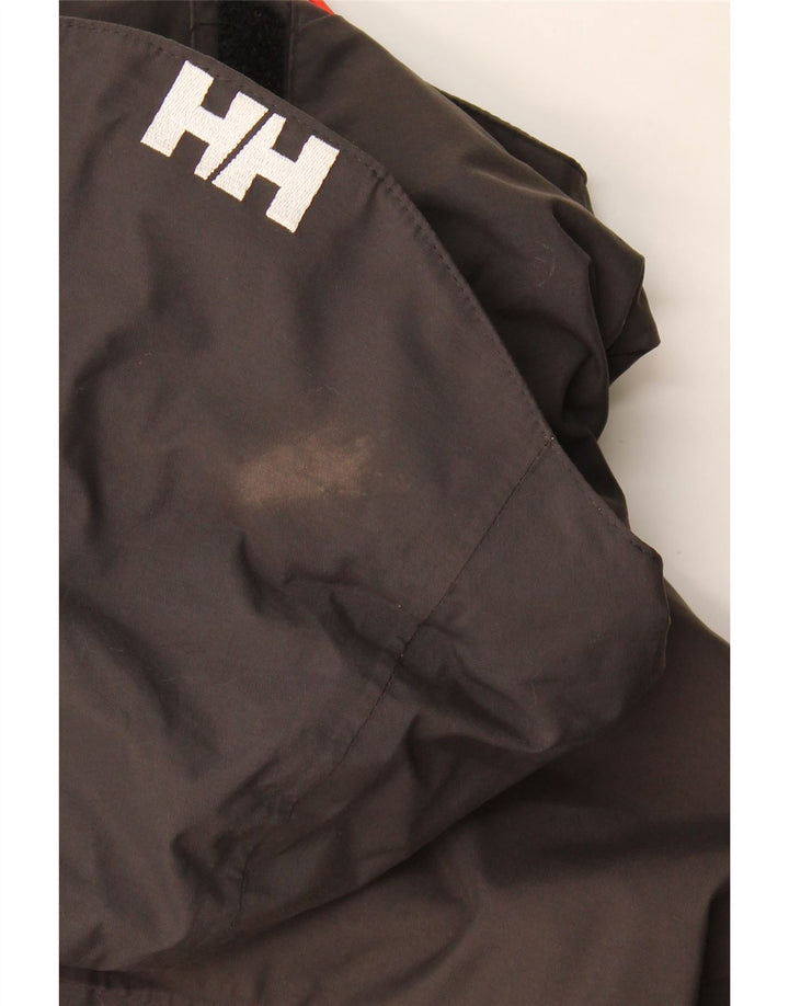 Giacca a vento con cappuccio da uomo Helly Hansen UK 36 Small Grey Colourblock