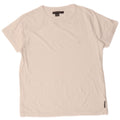 French Connection Herren-T-Shirt-Oberteil, groß, aus weißer Baumwolle