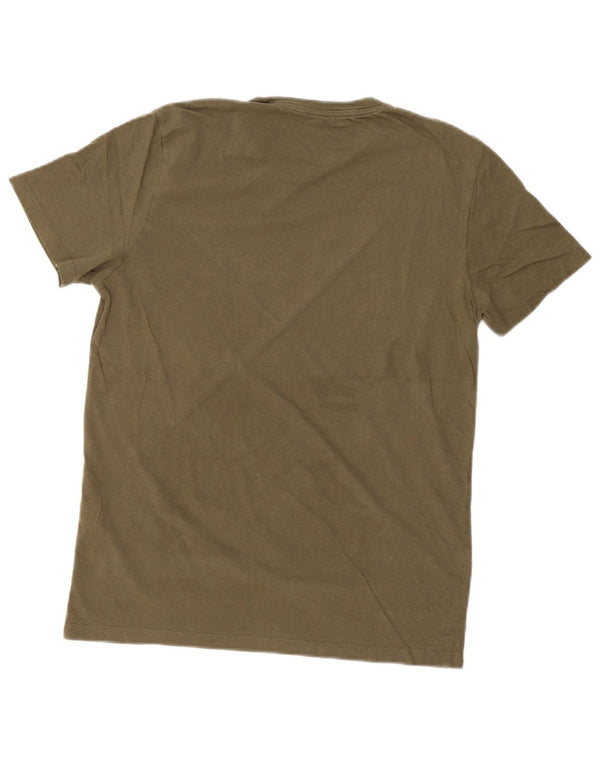JACK & JONES Haut T-Shirt Homme Kaki Moyen Coton