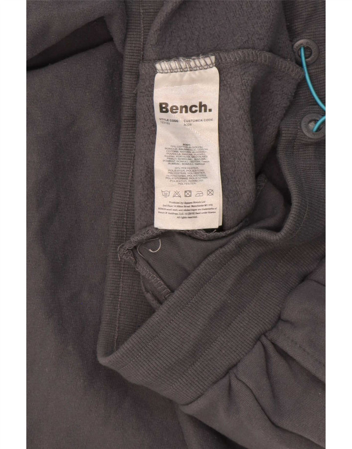 Bænk grafiske sportsshorts til mænd, store grå bomuld