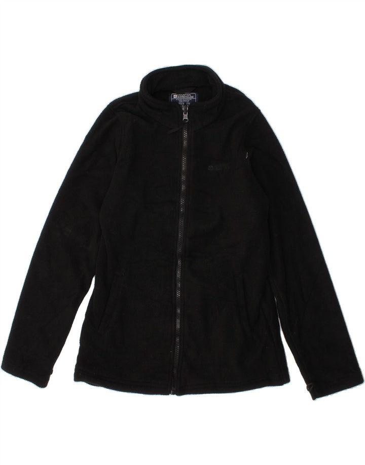 MOUNTAIN WAREHOUSE Boys Fleece Jacket 11-12 Years Black Polyester Vintage Mountain Warehouse and Second-Hand Mountain Warehouse from Messina Hembry 