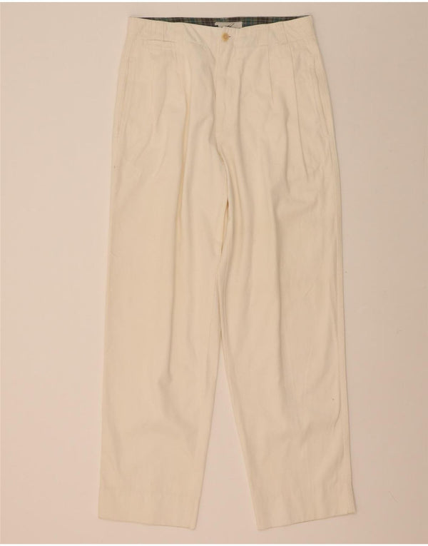 Henry Cottons Mens Pegged Chino Trousers IT 50 Large W34 L31 Beige Cotton