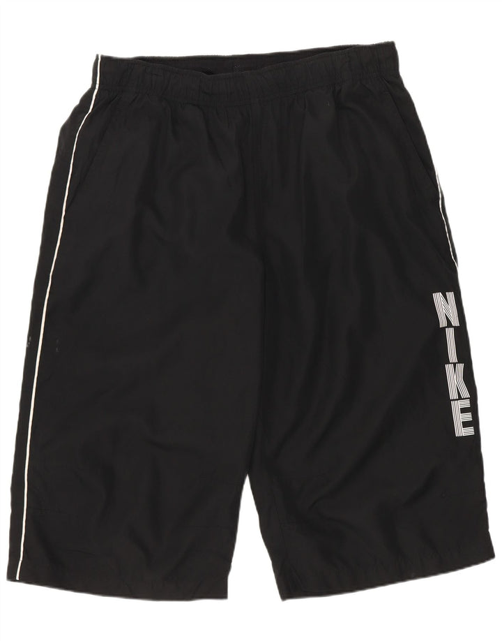 Nike Short de sport graphique pour hommes, grand, noir, polyester