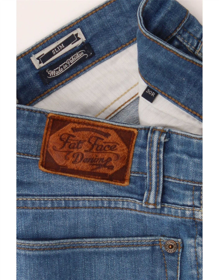 Fat Face Mens Slim Jeans W30 L31 Blue Cotton