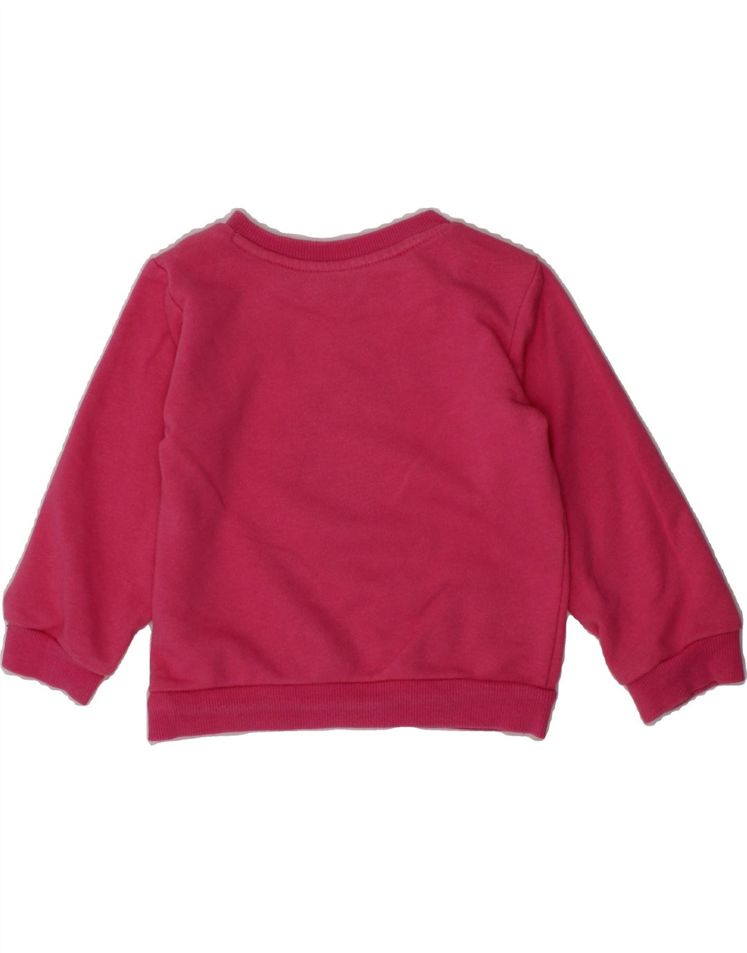 ADIDAS Baby Girls Graphic Sweatshirt Jumper 6-9 Months Pink Vintage Adidas and Second-Hand Adidas from Messina Hembry 