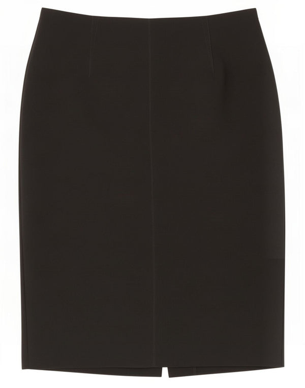 Marks & Spencer Womens Pencil Skirt UK 14 Large W32 Black Polyester