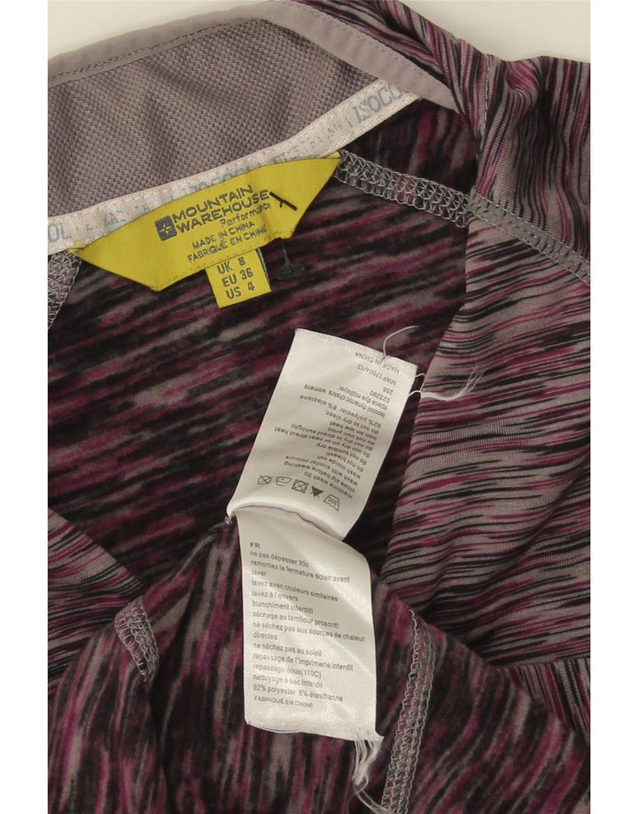 Top de agasalho feminino Mountain Warehouse com pulôver UK 8 pequeno multicolorido
