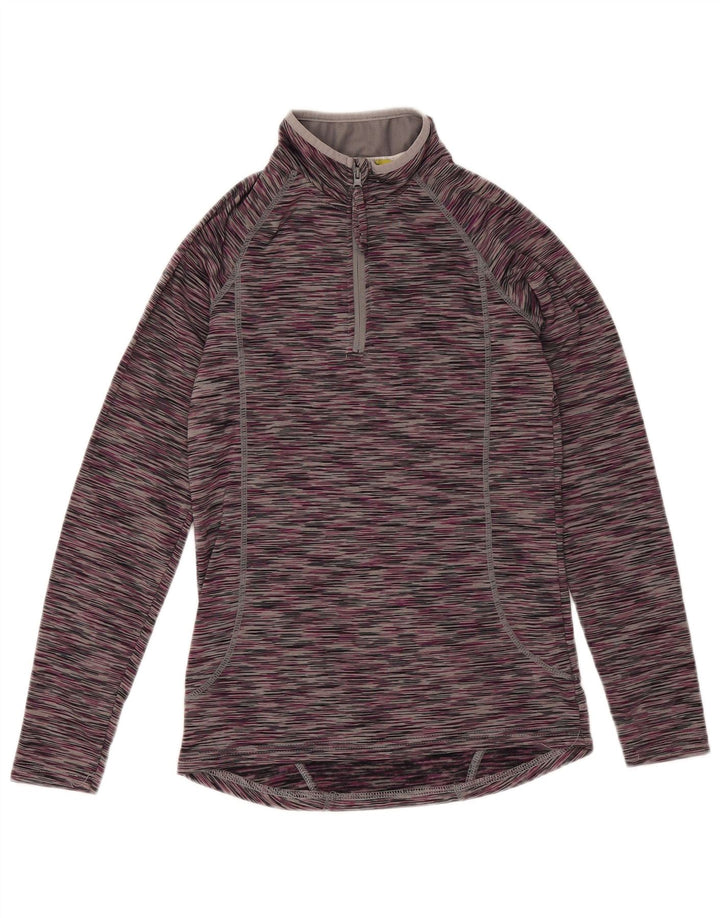 Top de agasalho feminino Mountain Warehouse com pulôver UK 8 pequeno multicolorido