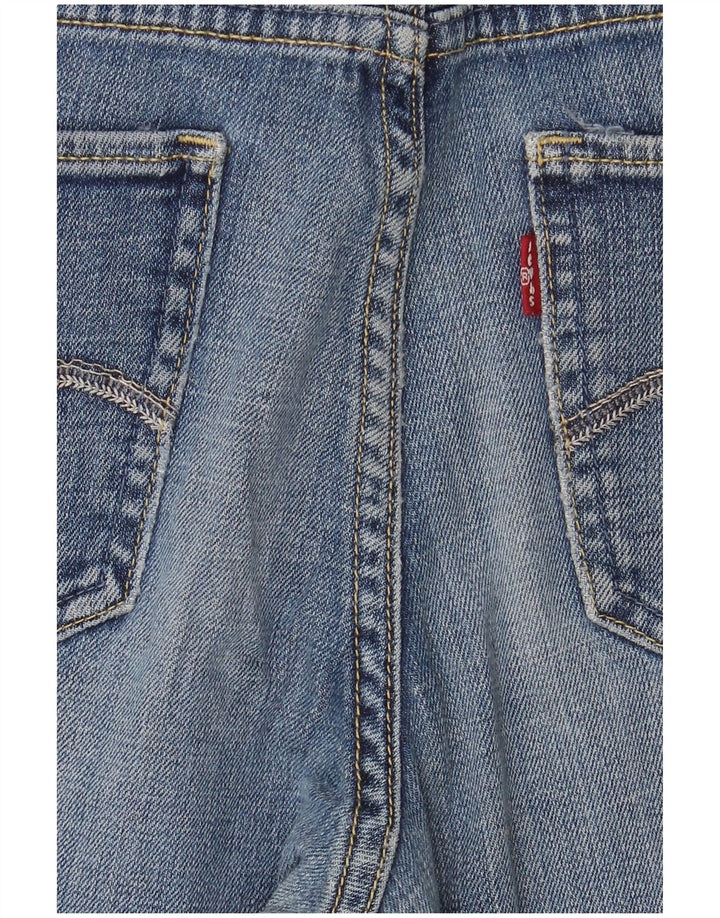 Jeans slim da donna a vita media Levi's US 8 medio W28 L28 cotone blu