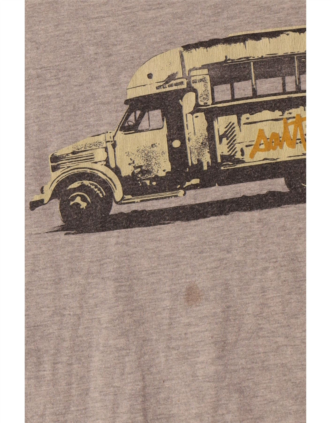 Saltrock Mens Graphic T-Shirt Top Small Grey Flecked Cotton