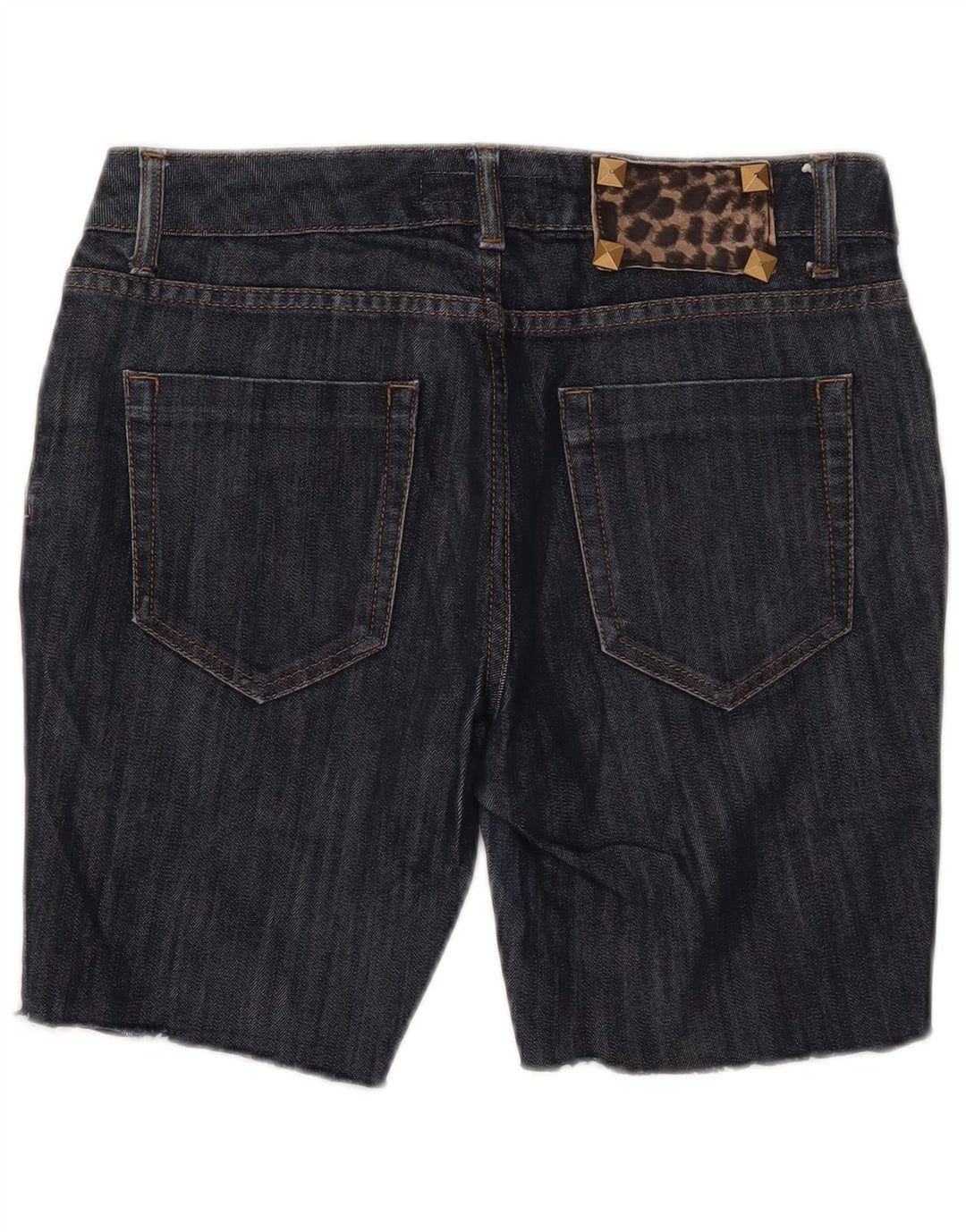 Zara Womens Denim Shorts EU 40 Medium W30  Navy Blue Cotton