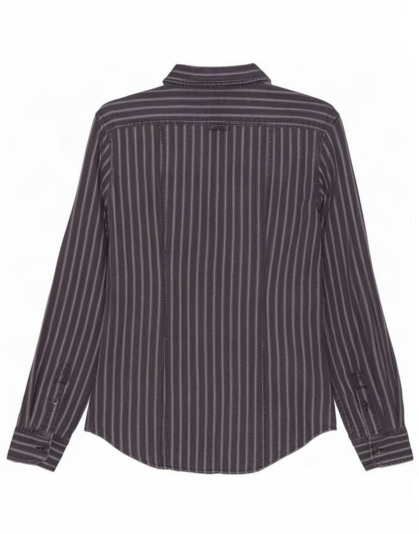 Cămașă pentru bărbați Dolce & Gabbana Regular Fit IT 48 Medium Bleumarin în dungi