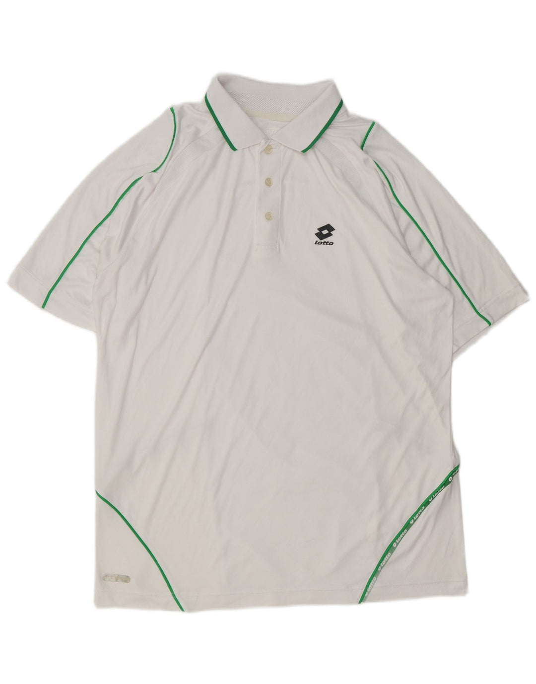 LOTTO Mens Polo Shirt XL White