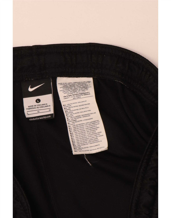 Pantaloncini sportivi Nike da uomo grandi in poliestere a righe nere
