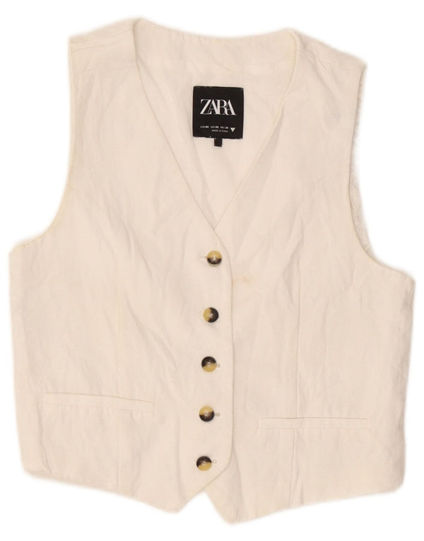 Zara Damevest UK 6 XS Hvid
