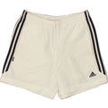 ADIDAS Boys Sport Shorts 9-10 Years White Polyester | Vintage Adidas | Thrift | Second-Hand Adidas | Used Clothing | Messina Hembry 