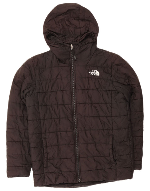 THE NORTH FACE Wattierte Jacke mit Kapuze für Jungen, 11–12 Jahre, Schwarz
