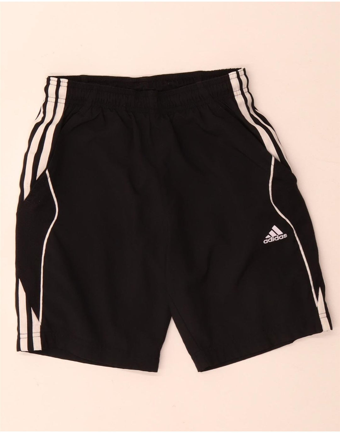 Adidas Sportshorts für Jungen, 9–10 Jahre, schwarzes Polyester