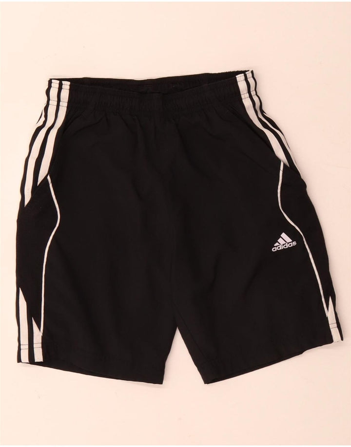 Adidas Sportshorts für Jungen, 9–10 Jahre, schwarzes Polyester
