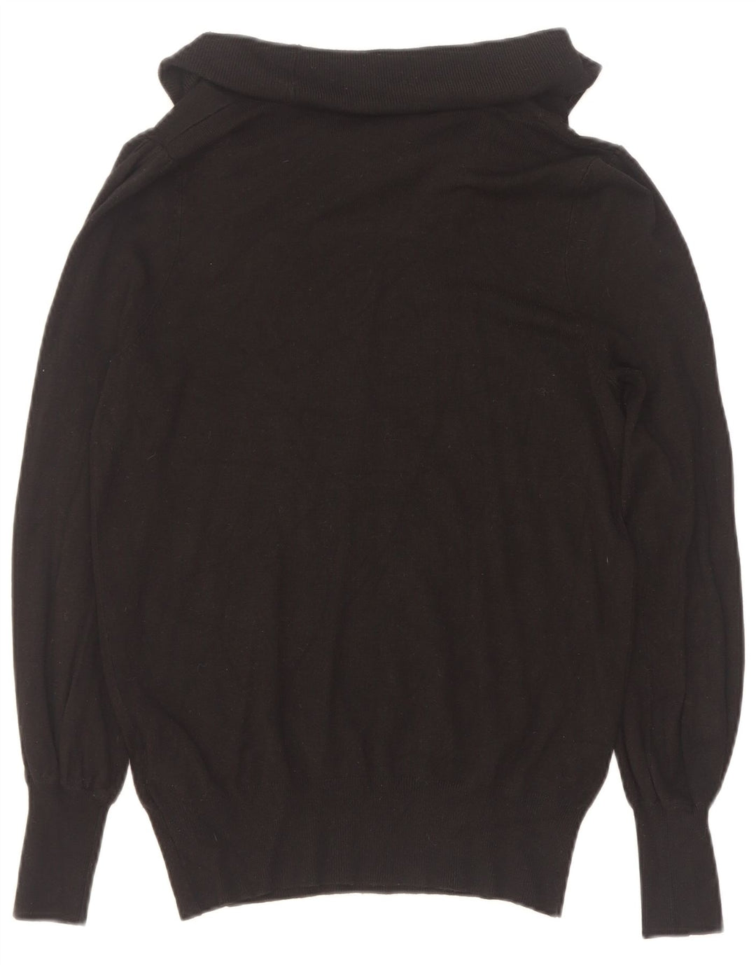 Marks & Spencer Pull col roulé pour femme UK 12 Medium Noir Viscose